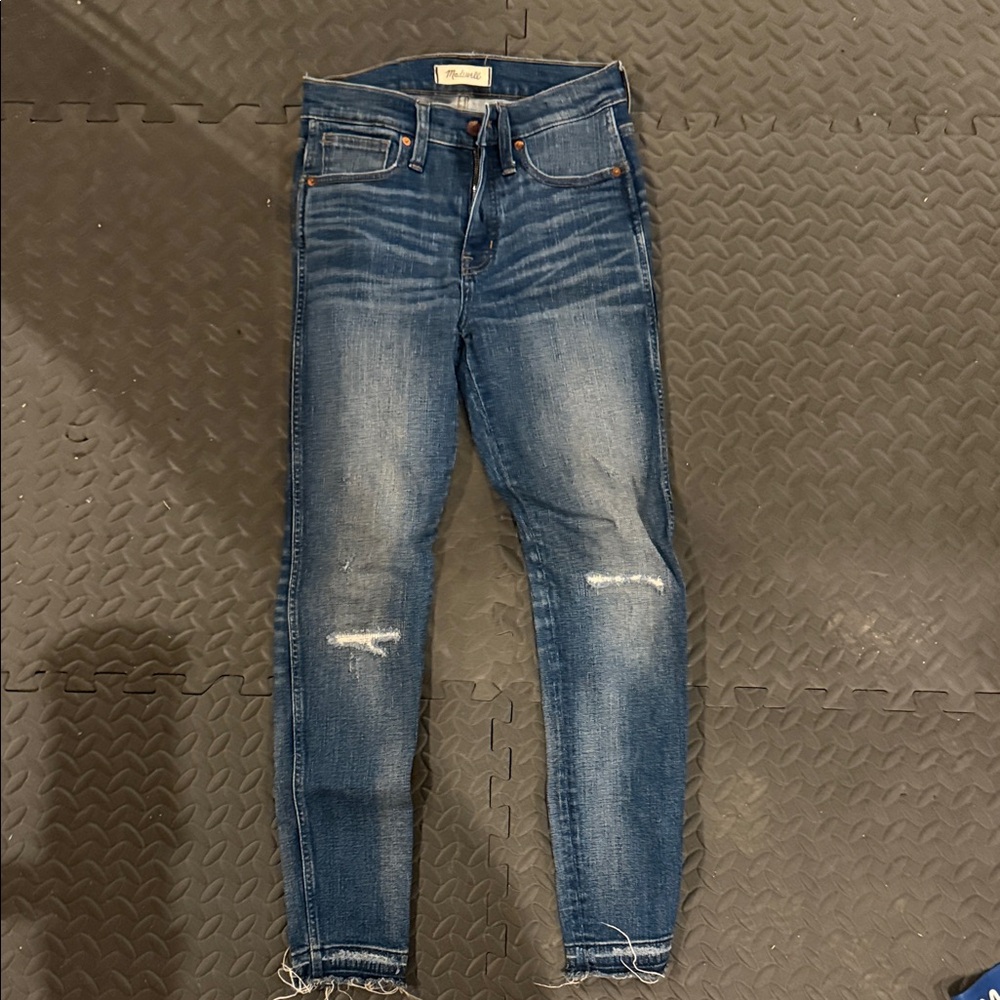 Madewell 9” high rise skinny